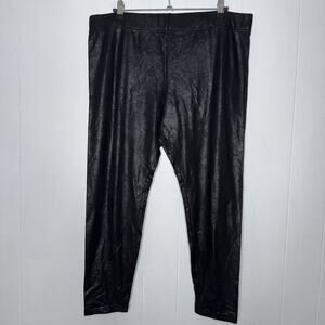 Soma Women’s Black Foil Essential Leggings Size XL Short NWT